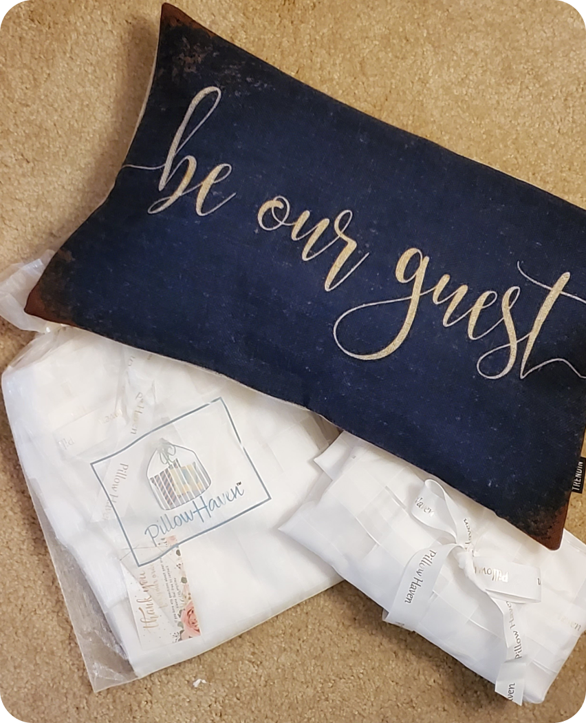 be our guest pillow